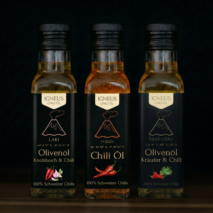 Das scharfe Chiliöl Set